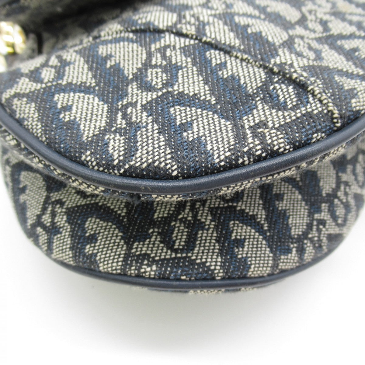 Medium Oblique Canvas Saddle Bag
