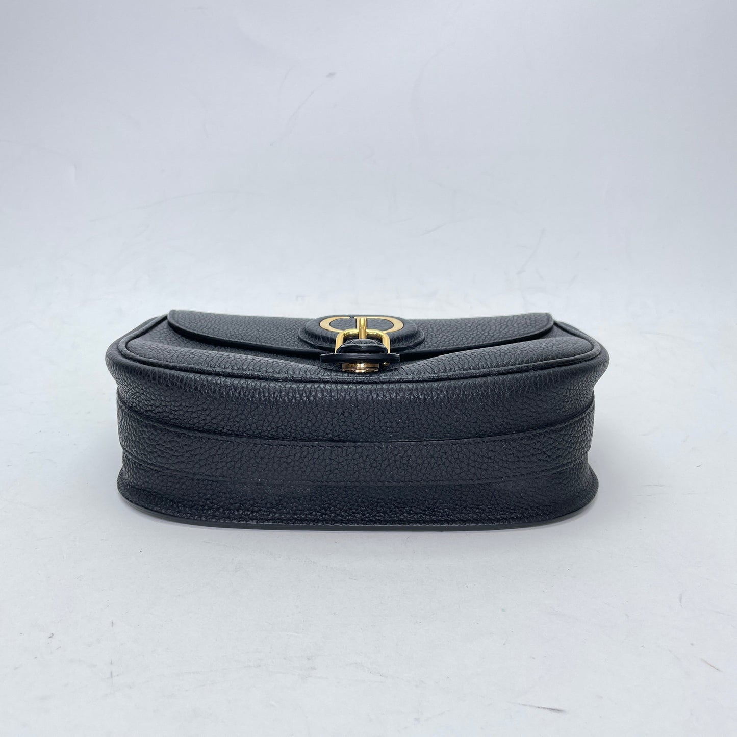 Bobby Black Crossbody Bag in Calfskin, Gold hardware