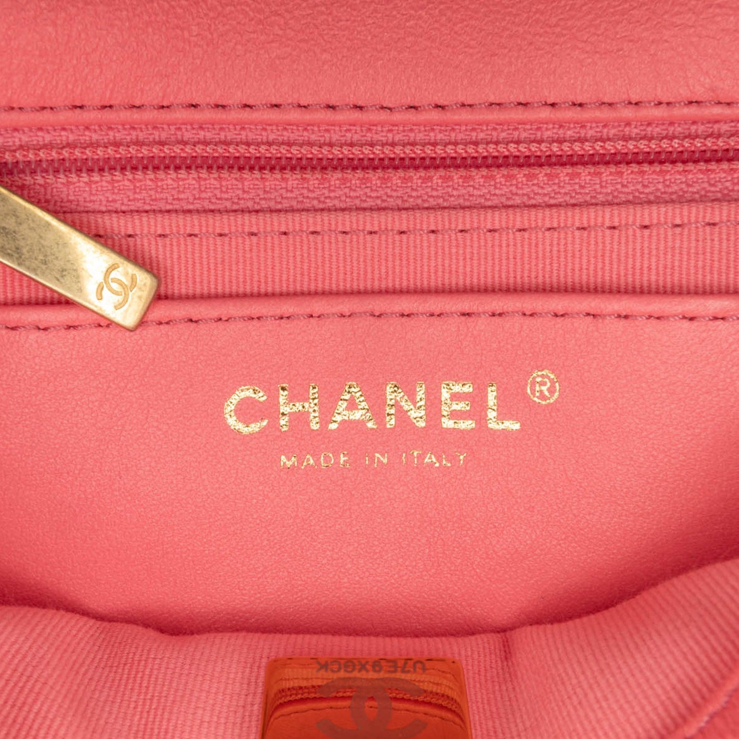 Pink Chanel Small Quilted Lambskin Funky Town Flap Shoulder Bag