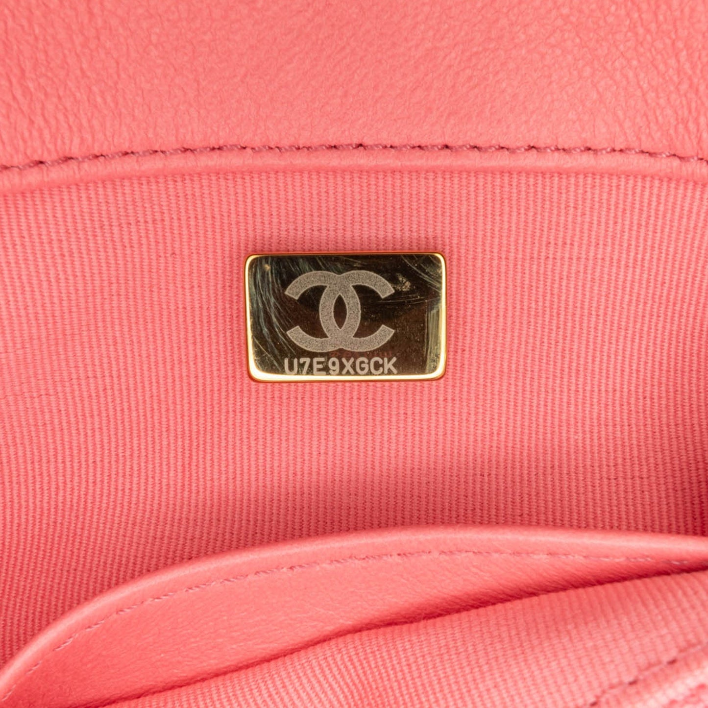 Pink Chanel Small Quilted Lambskin Funky Town Flap Shoulder Bag