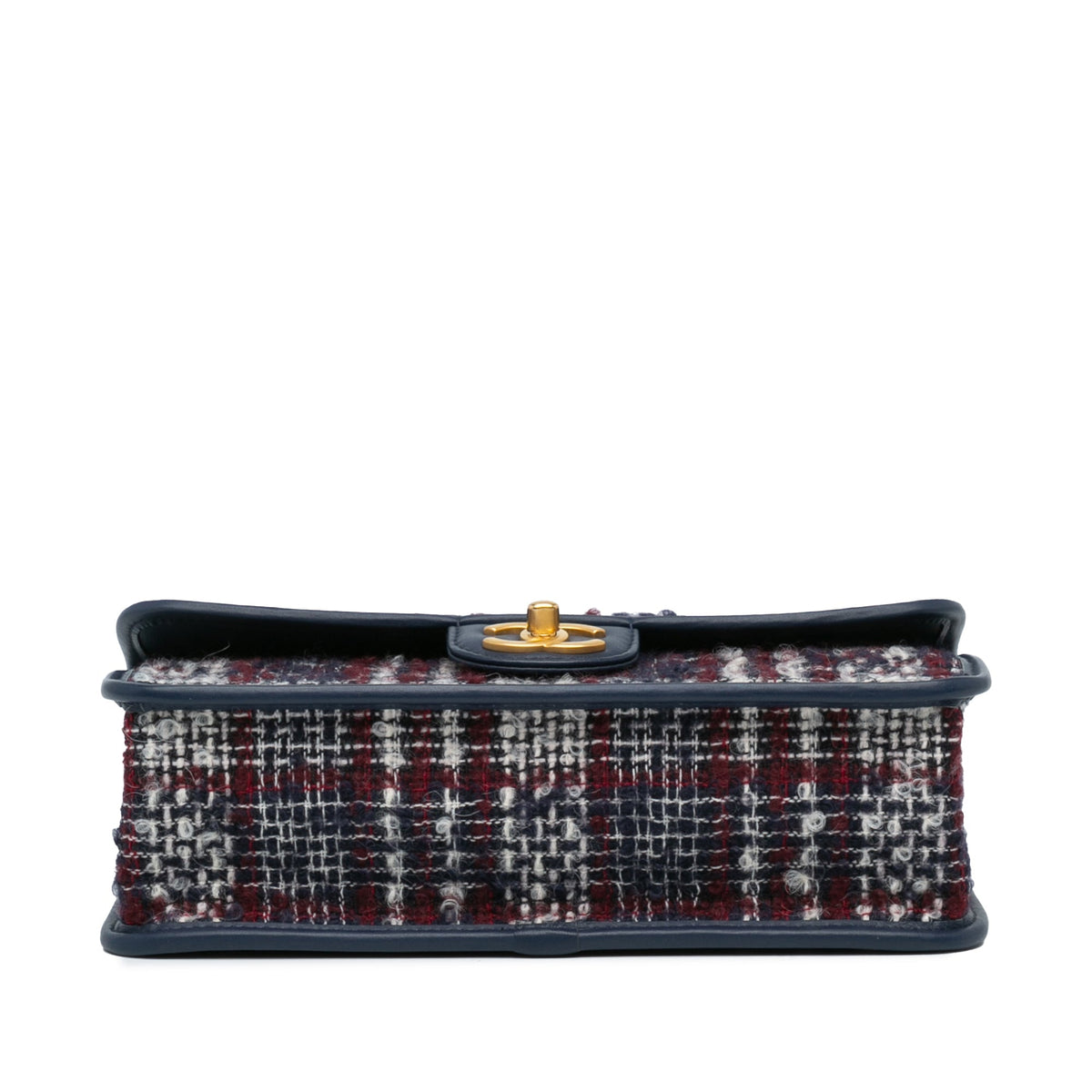 Multicolor Chanel Small Tweed School Memory Top Handle Flap Satchel