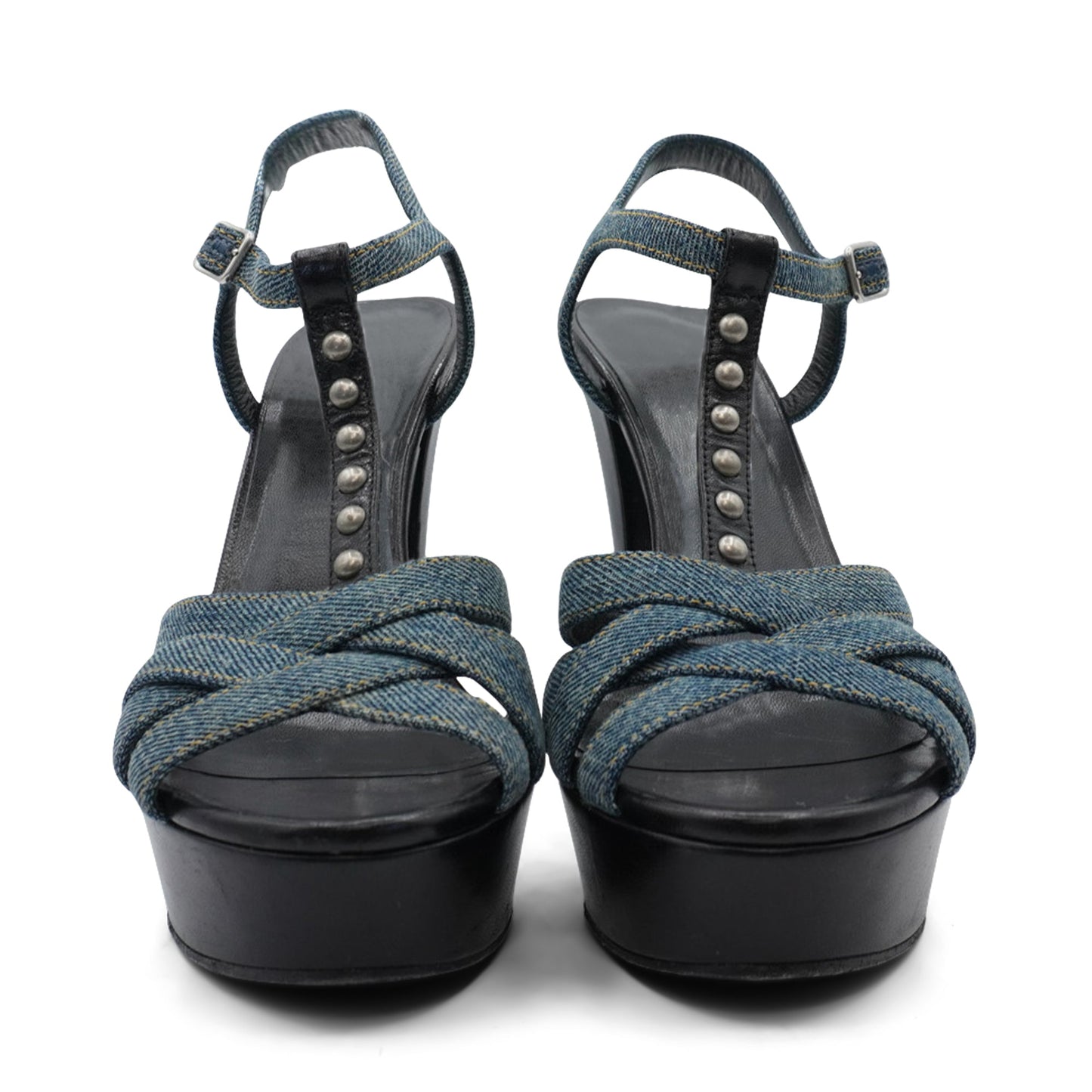 Saint Laurent 'Studded Tribute' Sandals - Women's 37.5
