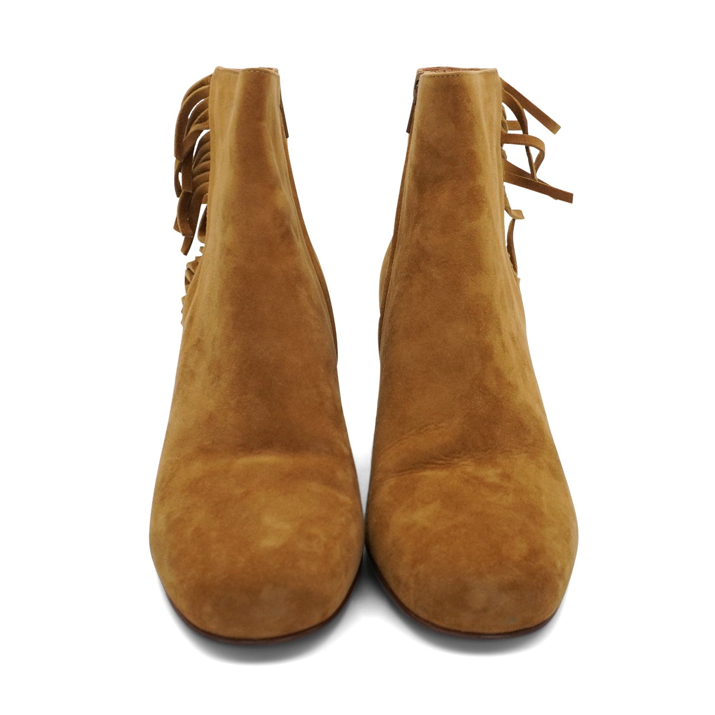 Saint Laurent Fringe Ankle Boots - Women's 39