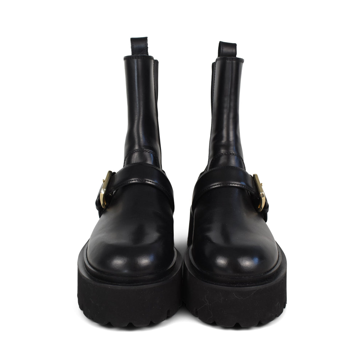 Sandro 'Helen Buckle' Chelsea Boots - Women's 38