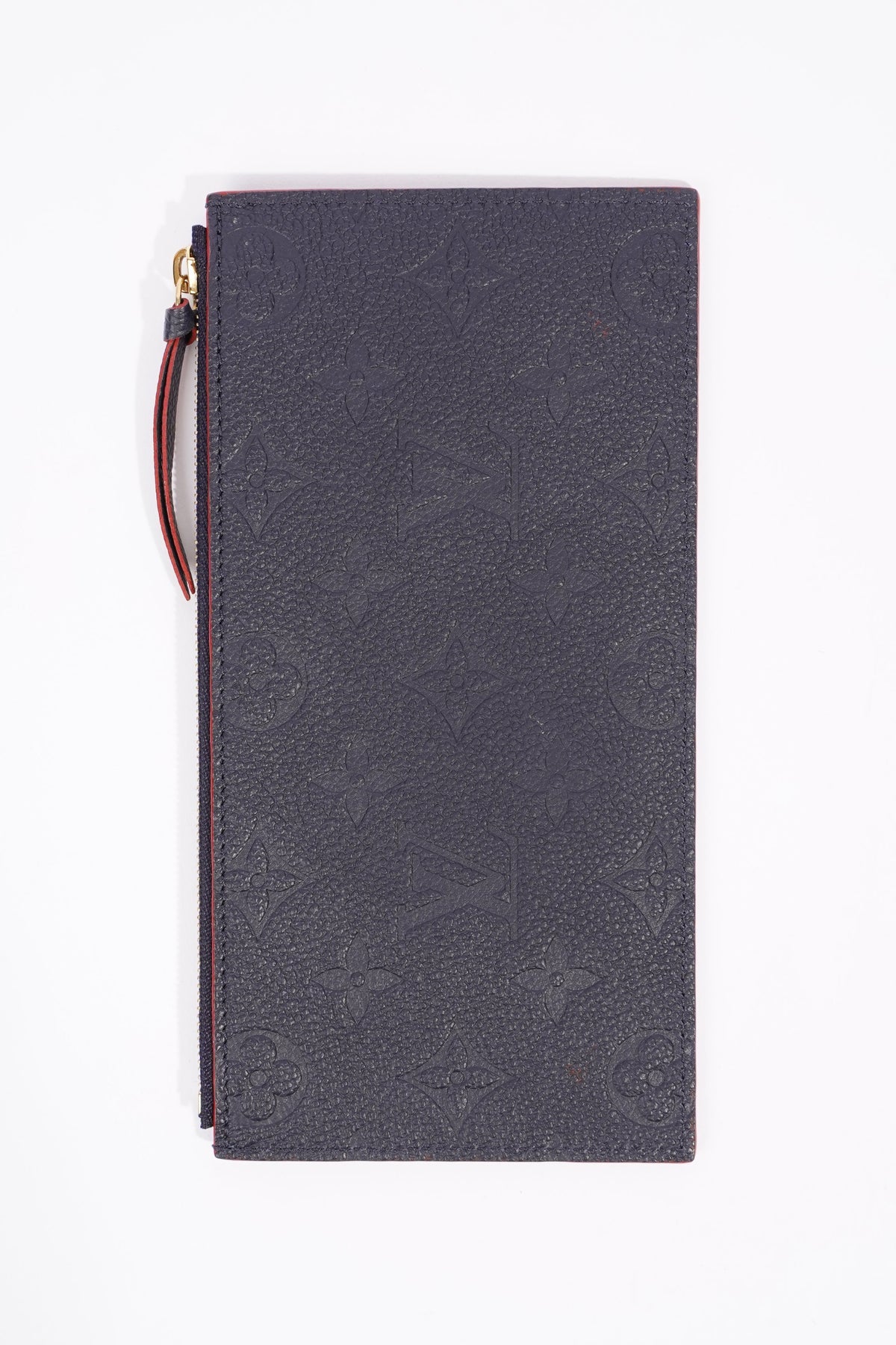 Louis Vuitton Pochette Felicie Blue Empreinte Leather