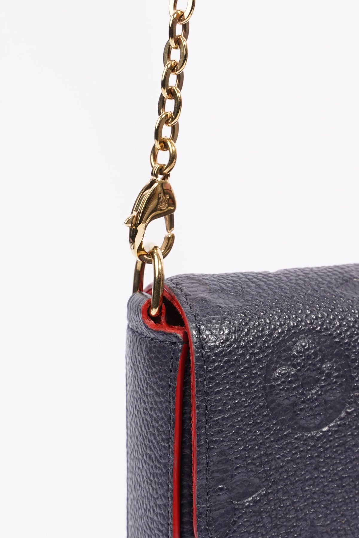 Louis Vuitton Pochette Felicie Blue Empreinte Leather