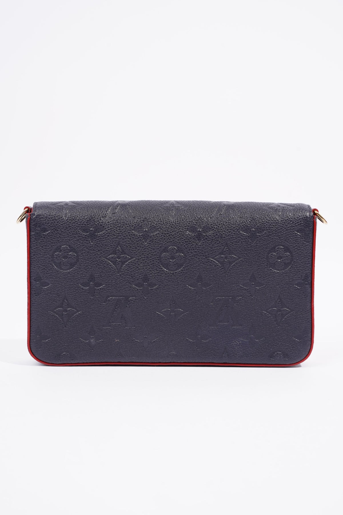 Louis Vuitton Pochette Felicie Blue Empreinte Leather