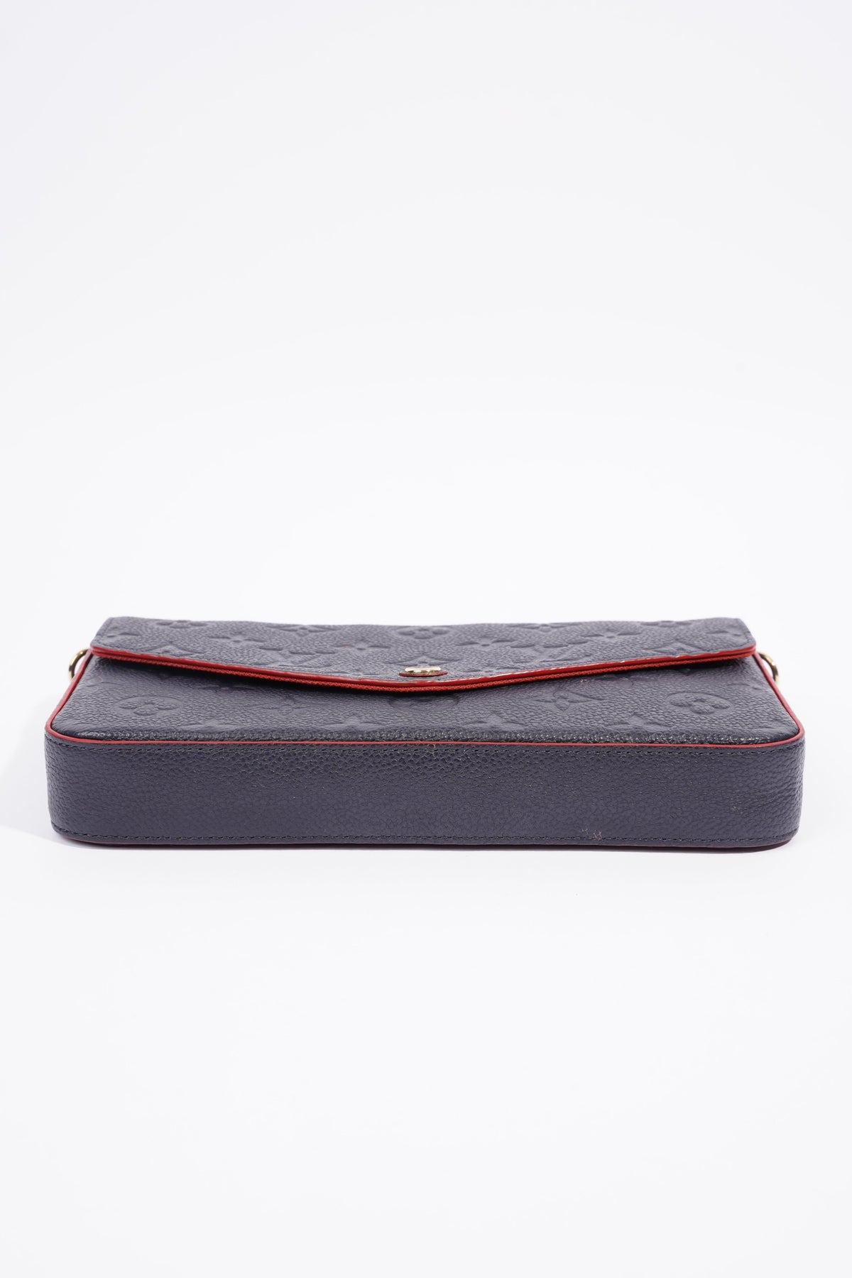 Louis Vuitton Pochette Felicie Blue Empreinte Leather
