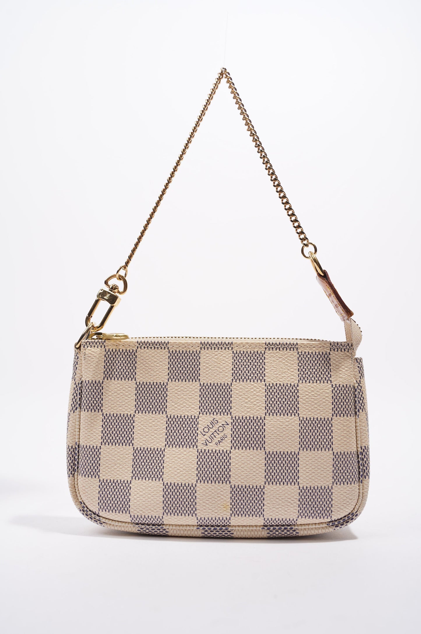 Louis Vuitton Mini Pochette Accessoires Damier Azur Canvas One Size