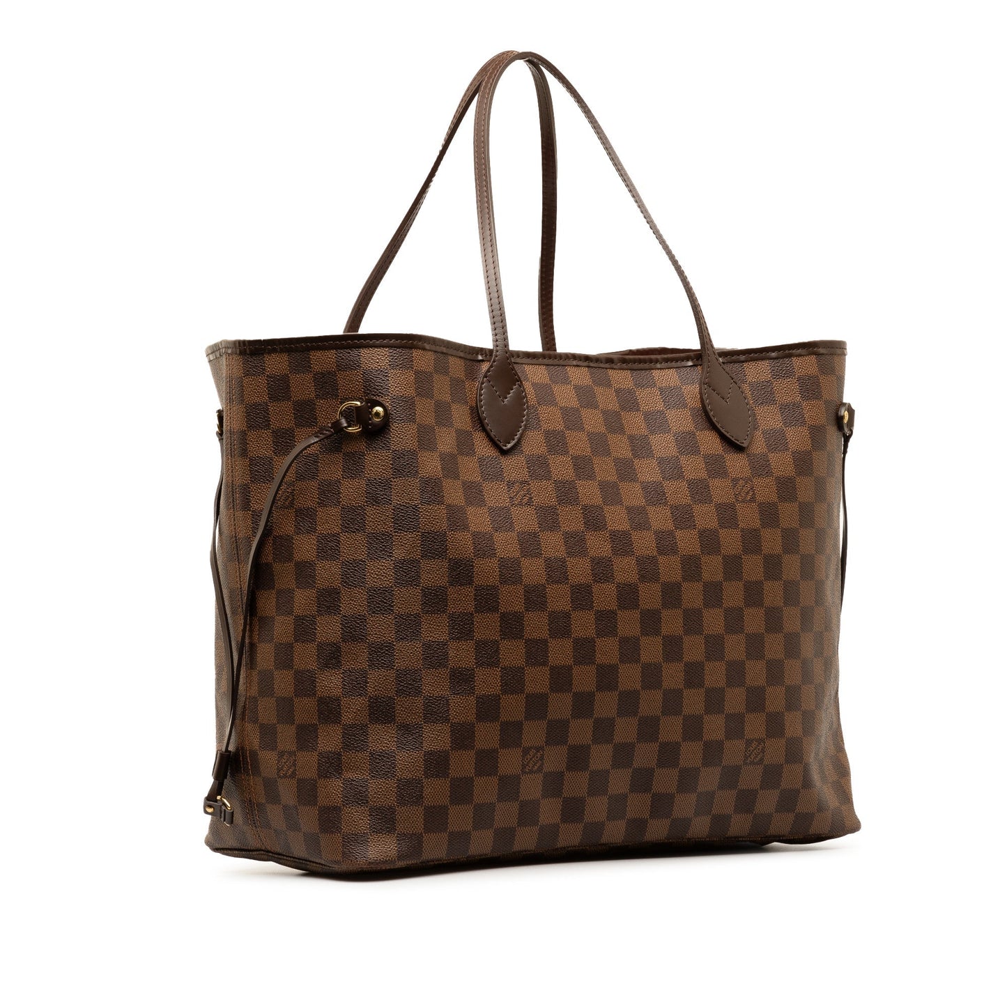 Brown Louis Vuitton Damier Ebene Neverfull GM Tote Bag