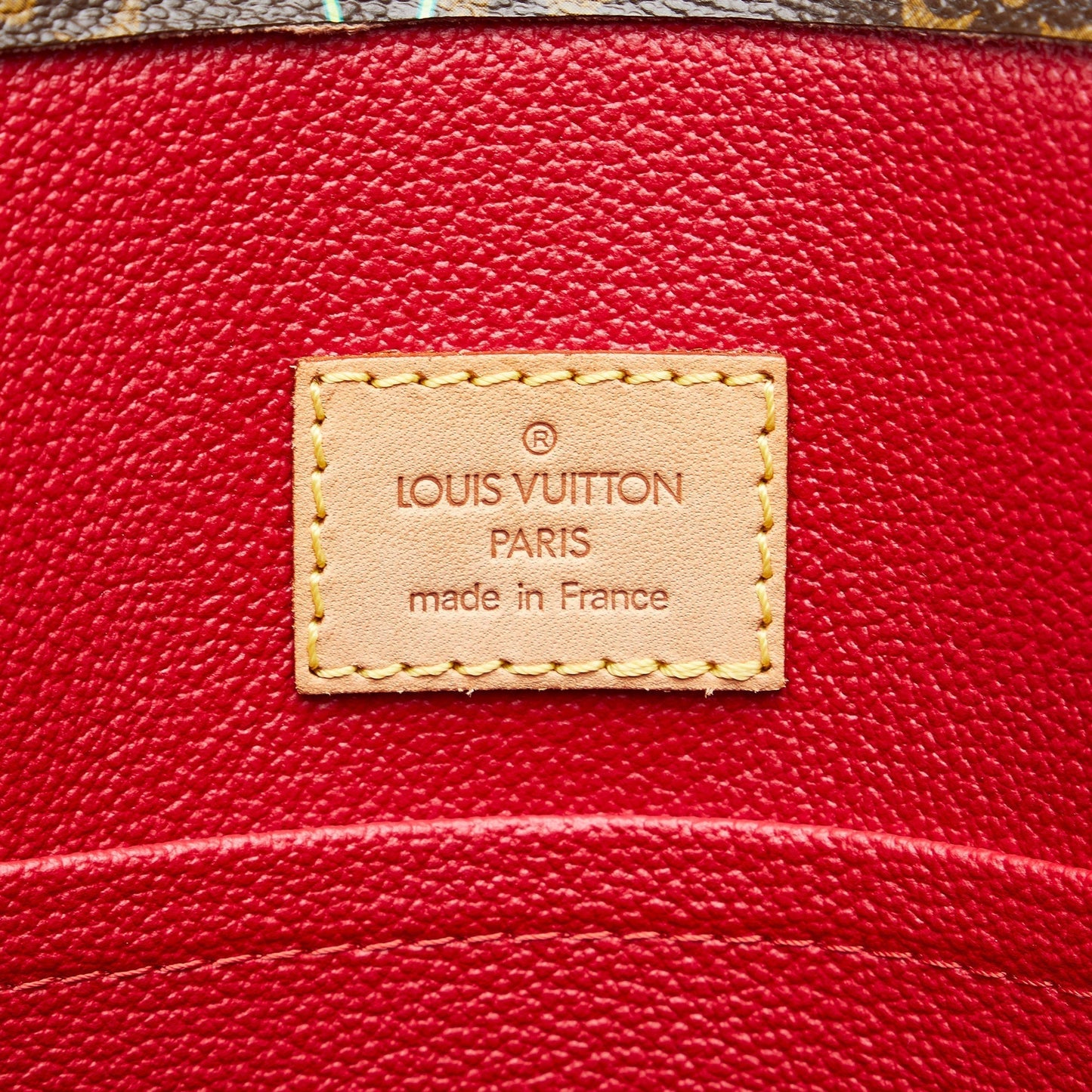 LOUIS VUITTON x Takashi Murakami Monogram Cerises Sac Plat Tote Bag