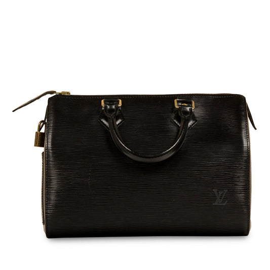 Louis Vuitton - Speedy 28 Vintage  Black Epi Tote
