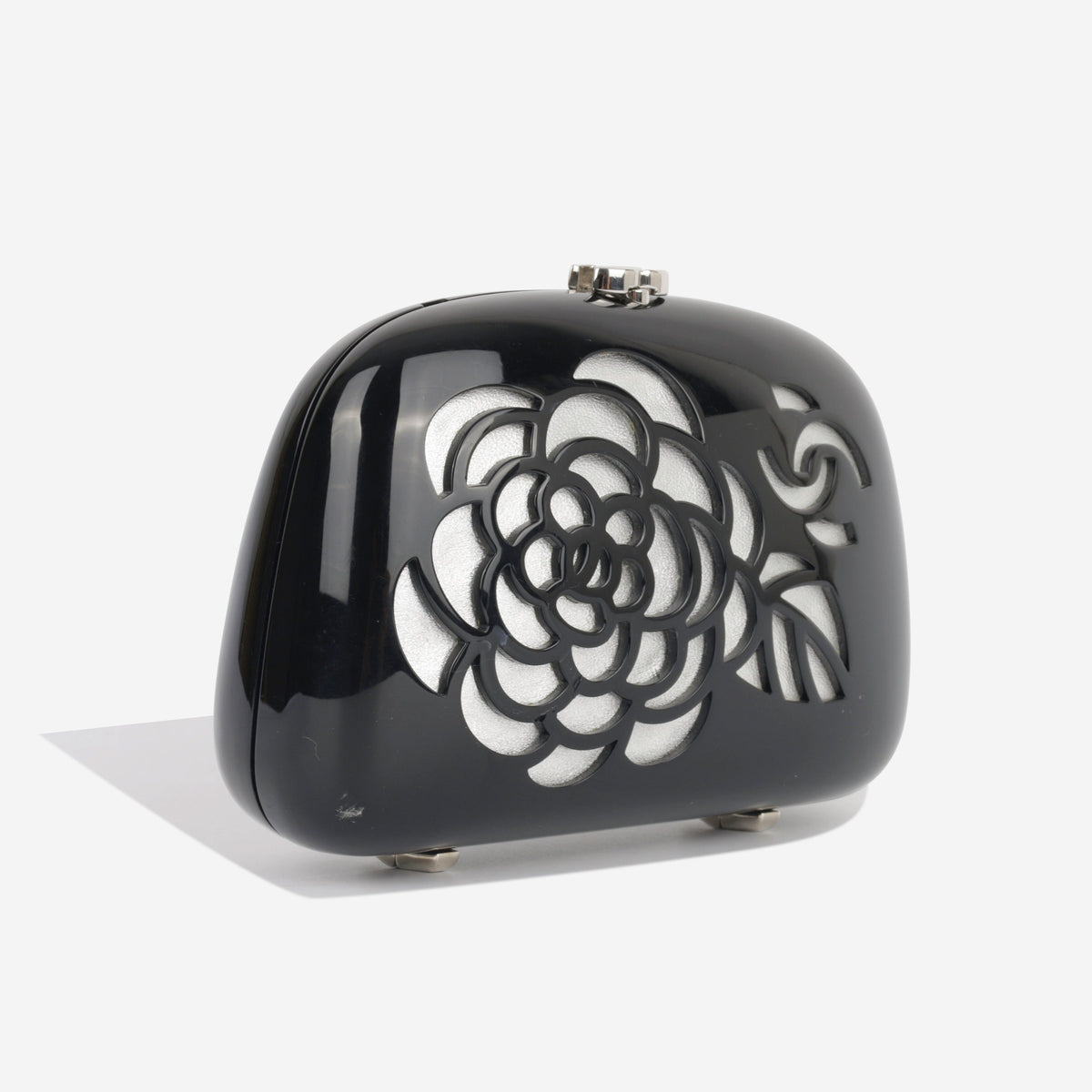 Vintage Camellia Minaudière Clutch