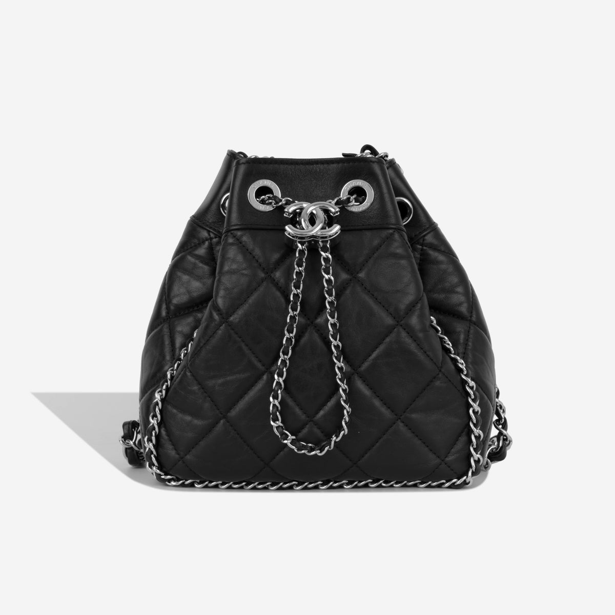 Quilted Drawstring Bucket