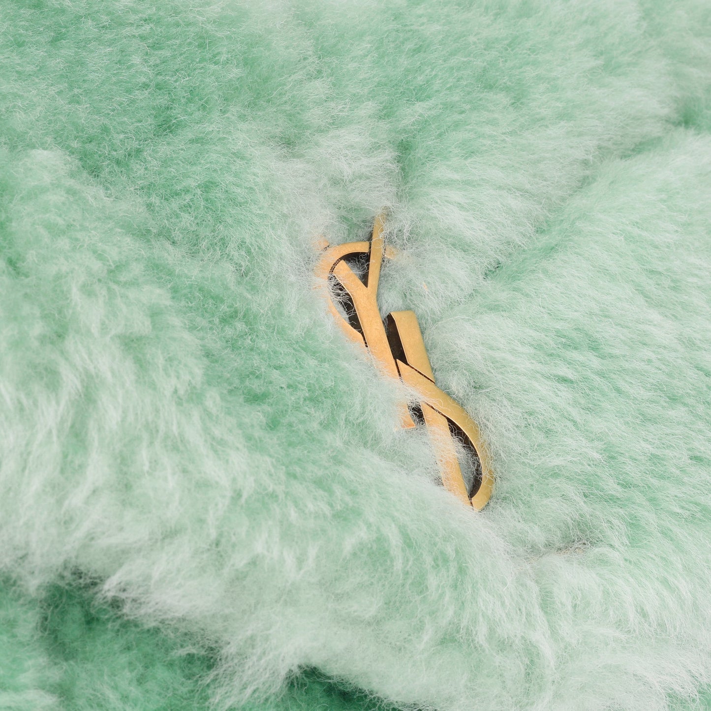 Saint Laurent Medium Lou Puffer - Shearling