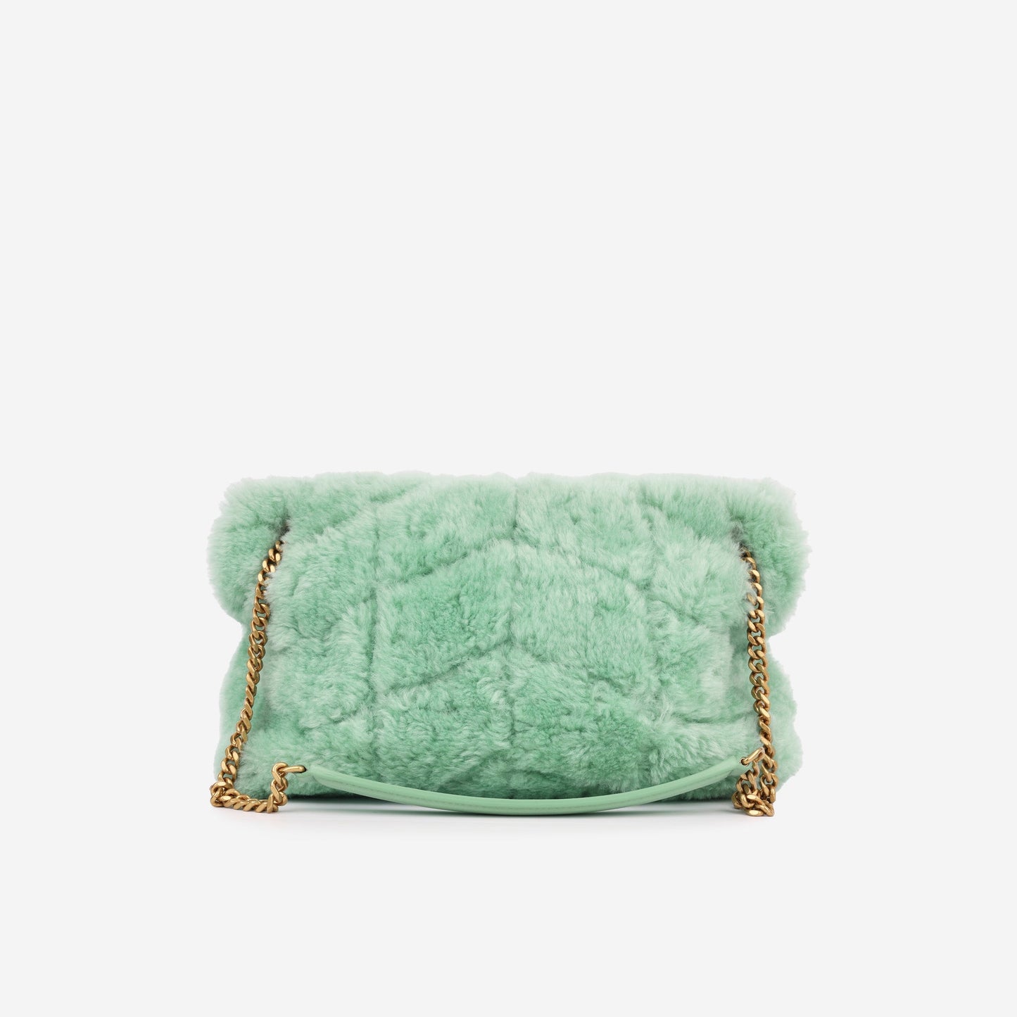 Saint Laurent Medium Lou Puffer - Shearling