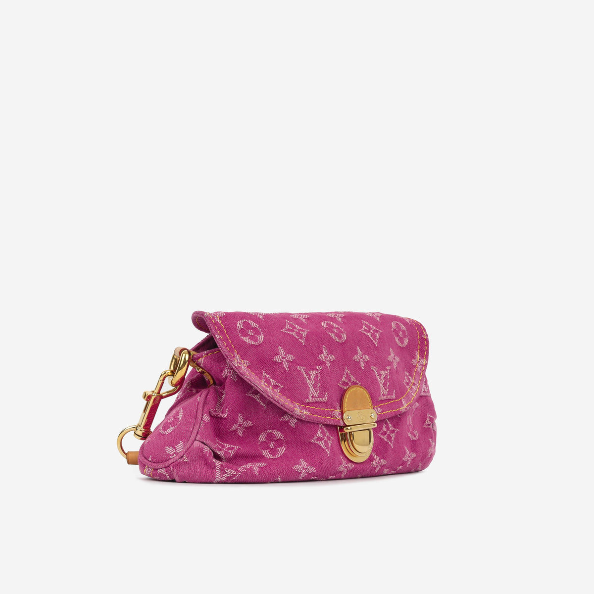 Mini Pleaty - Pink Denim