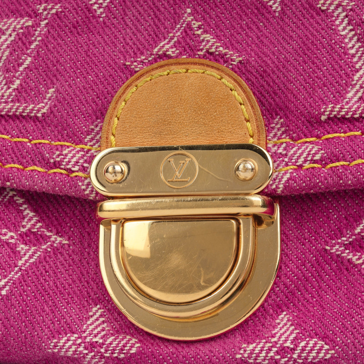 Mini Pleaty - Pink Denim