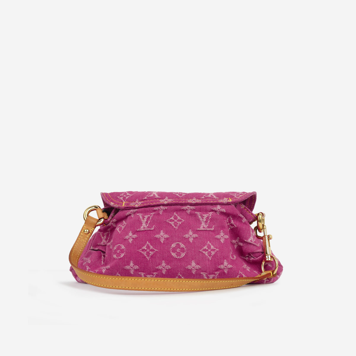 Mini Pleaty - Pink Denim