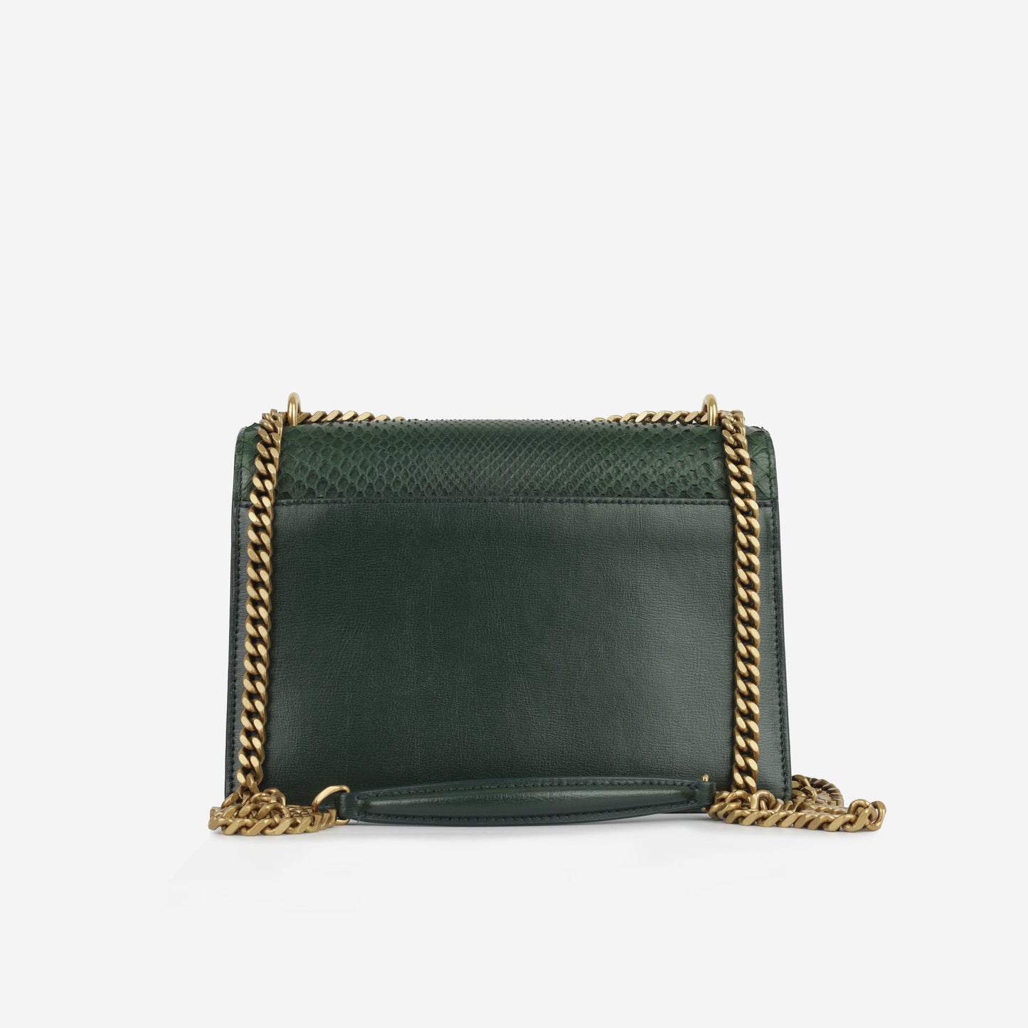 Saint Laurent Medium Sunset - Green Python