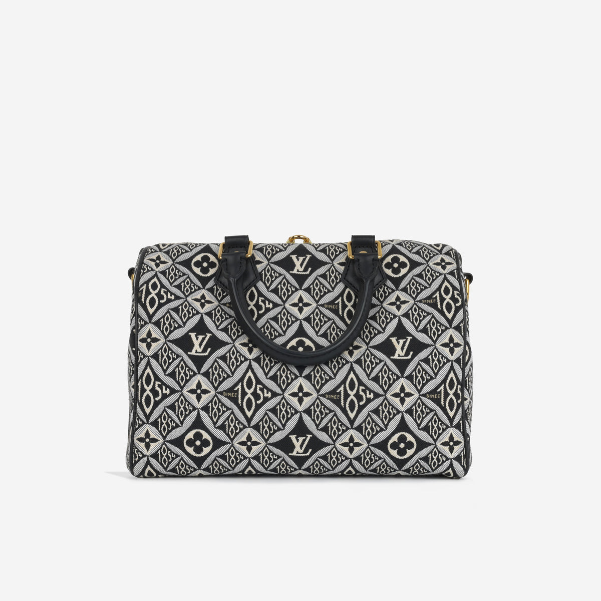 Speedy 25 Bandouliere - Black Since 1854 Jacquard