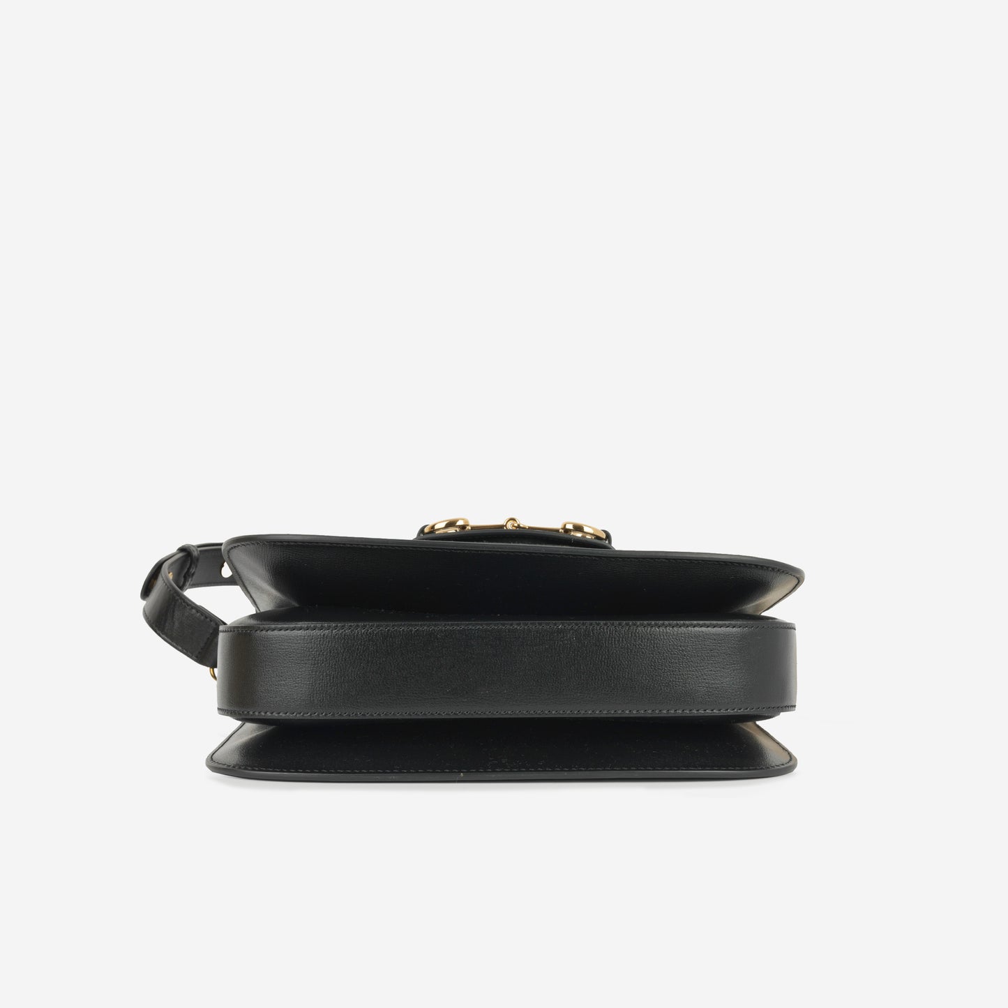 Gucci Gucci - 1995 Horsebit Shoulder Bag - Black Calfskin GHW - Un