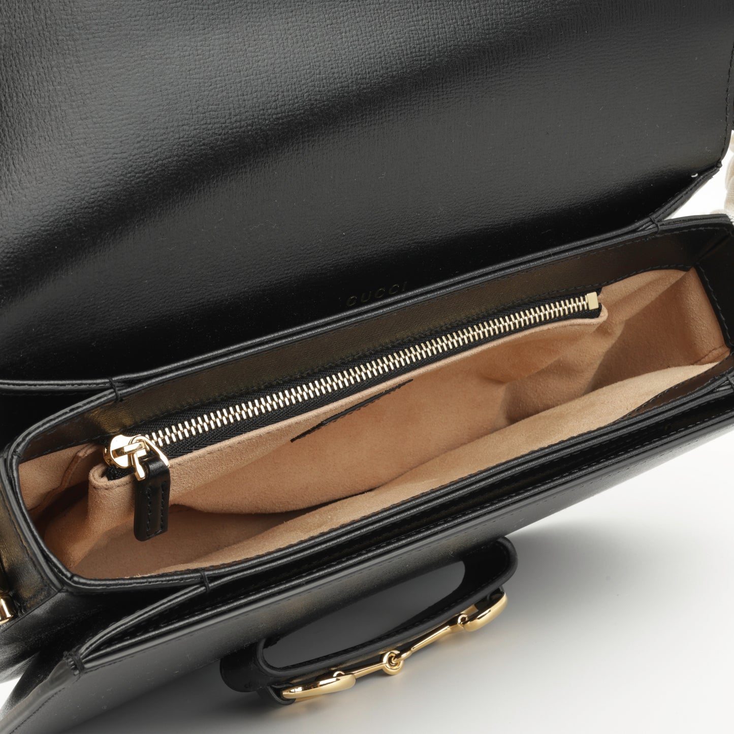 Gucci Gucci - 1995 Horsebit Shoulder Bag - Black Calfskin GHW - Un
