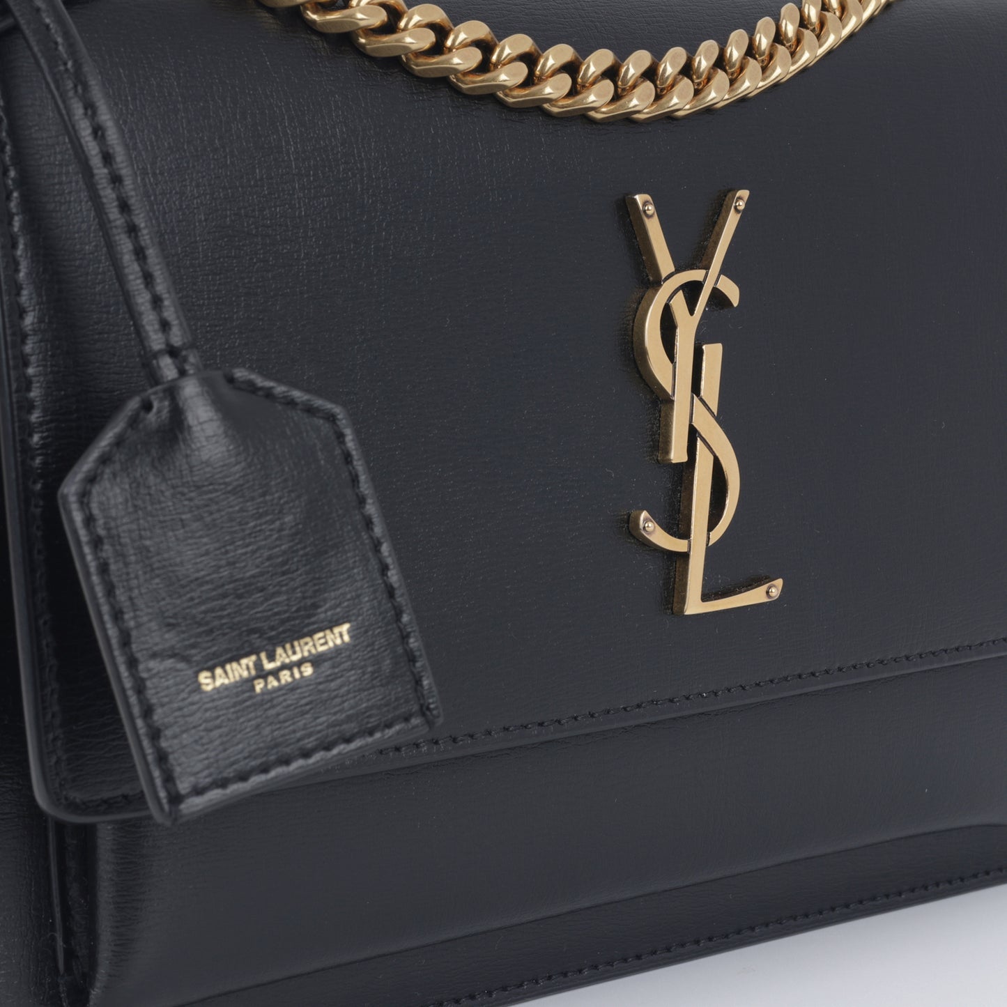 Saint Laurent Saint Laurent - Sunset Medium - Black Calfskin leather GHW - 2020