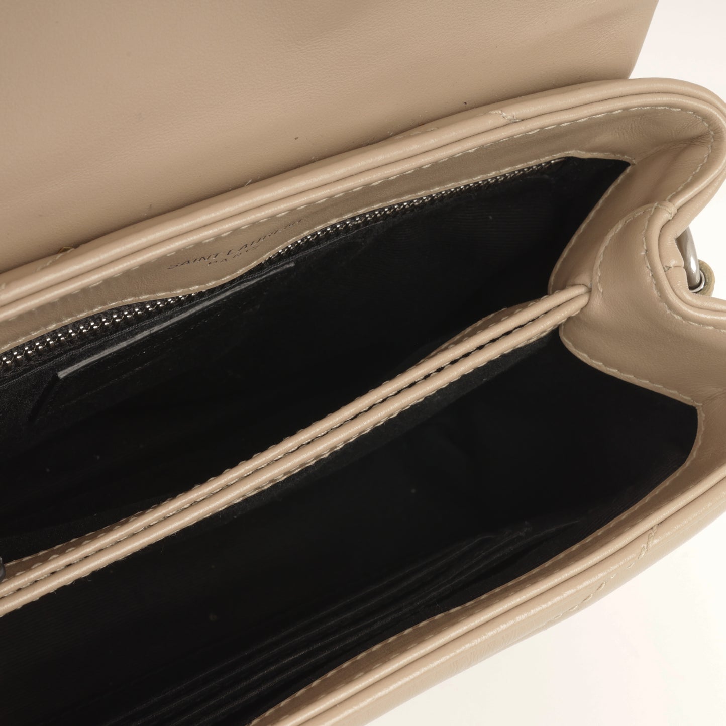 Saint Laurent Saint Laurent - Lou Toy Bag - Beige Calfskin GHW -