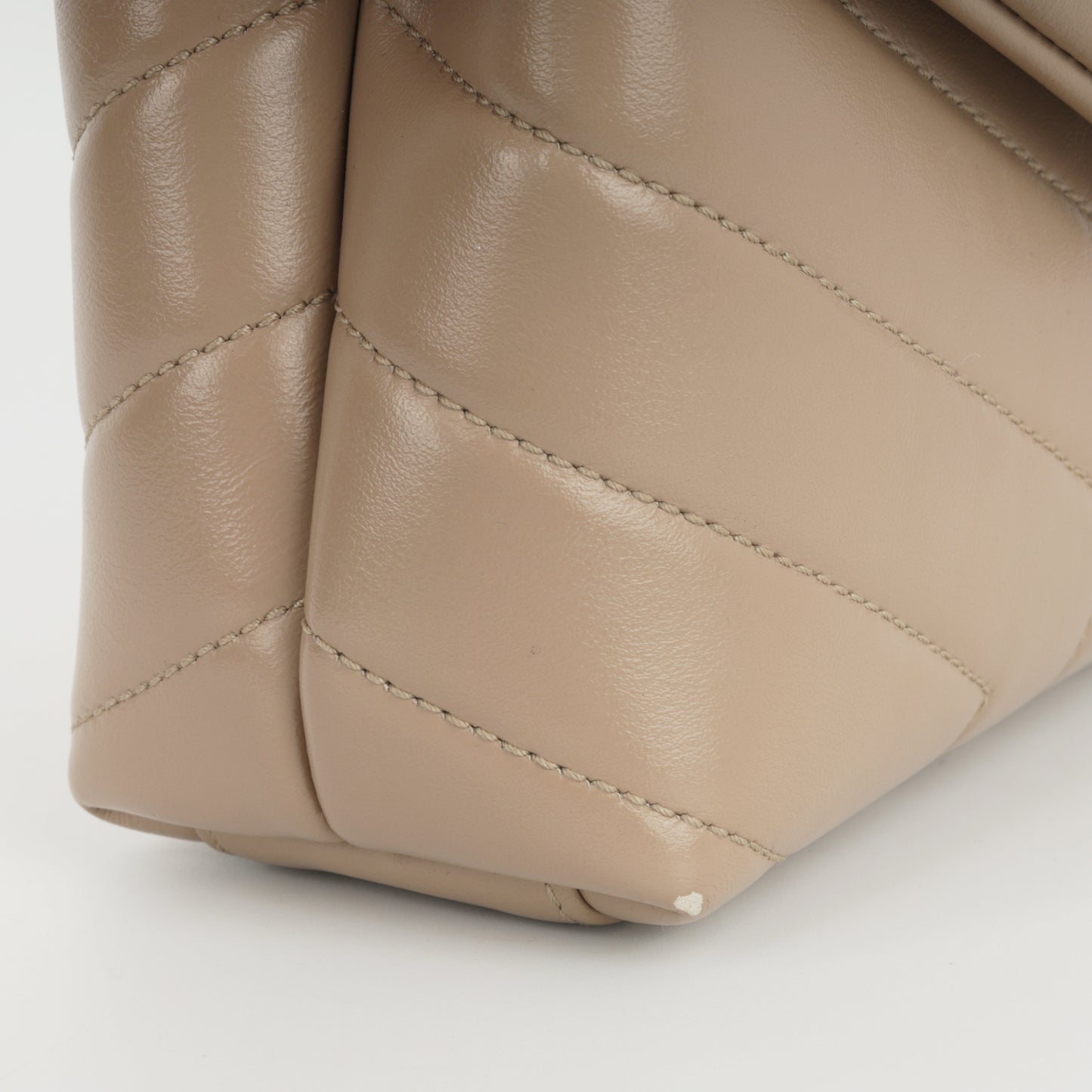 Saint Laurent Saint Laurent - Lou Toy Bag - Beige Calfskin GHW -
