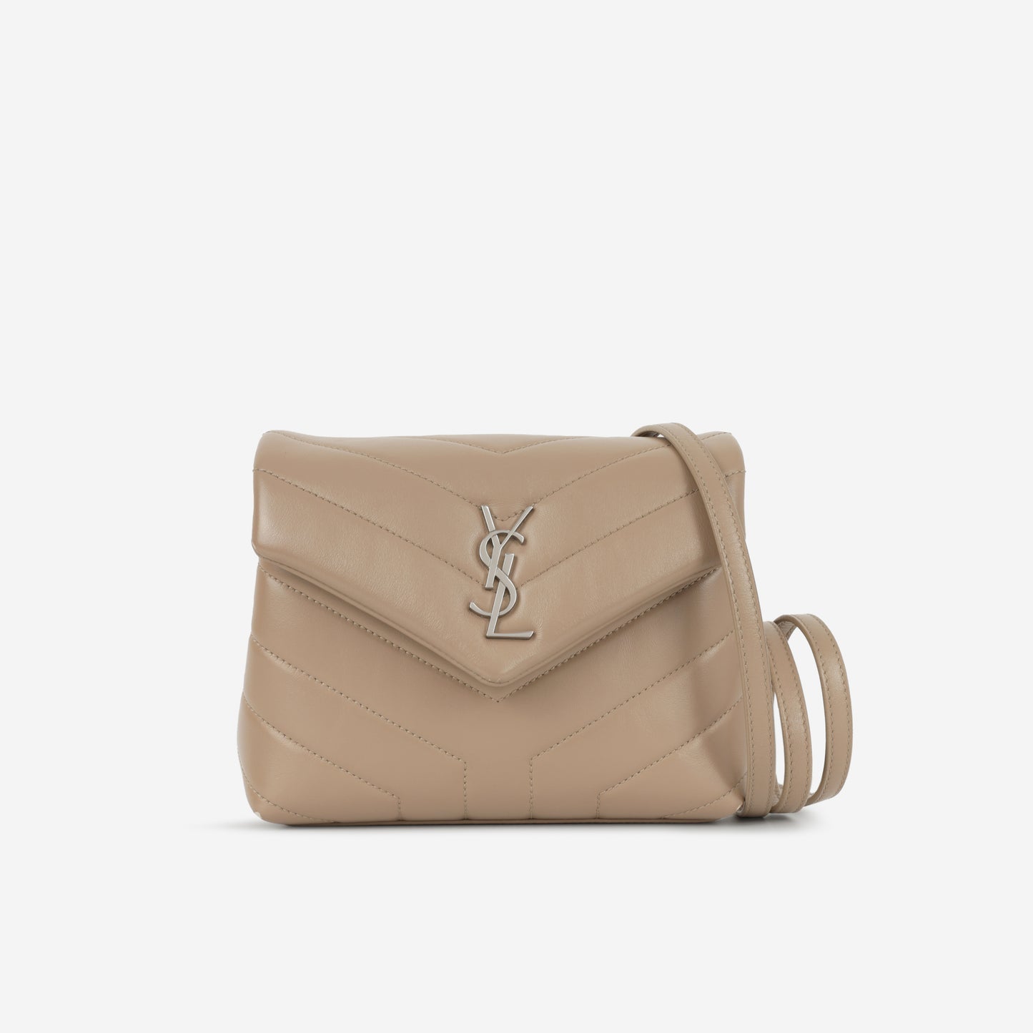 Saint Laurent Saint Laurent - Lou Toy Bag - Beige Calfskin GHW -