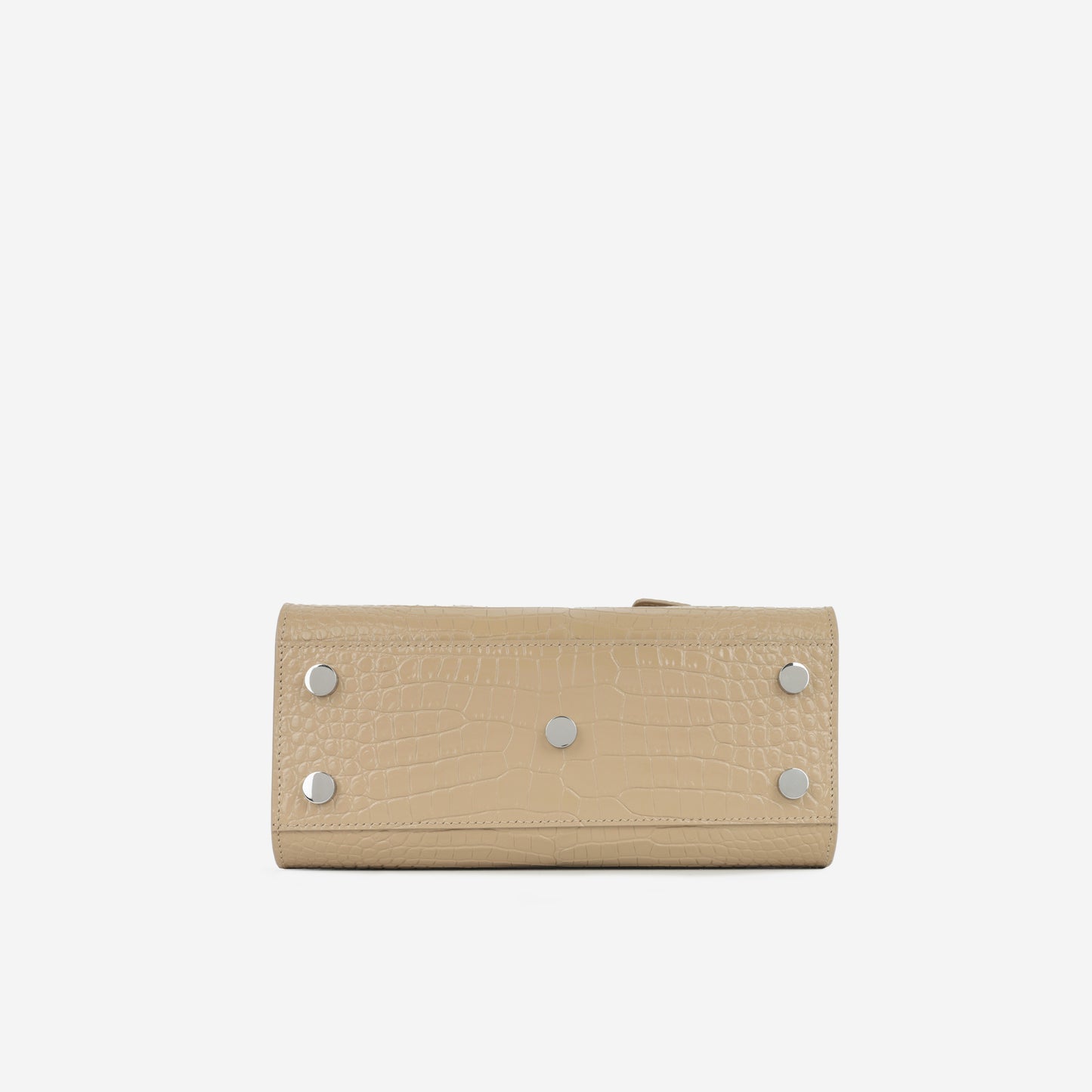 Saint Laurent - Nano Sac De Jour - Beige Croc Embossed SHW -