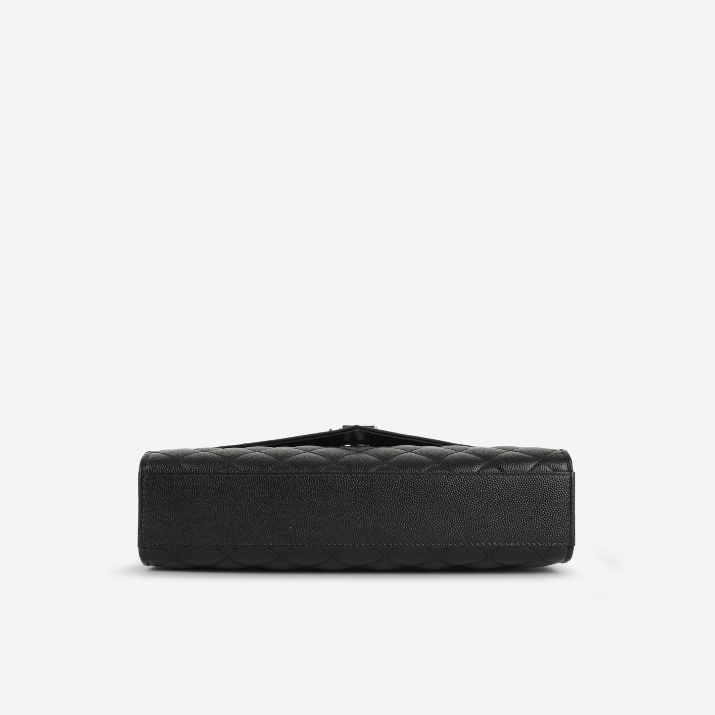 Saint Laurent - Medium Envelope - Black Grained SHW -