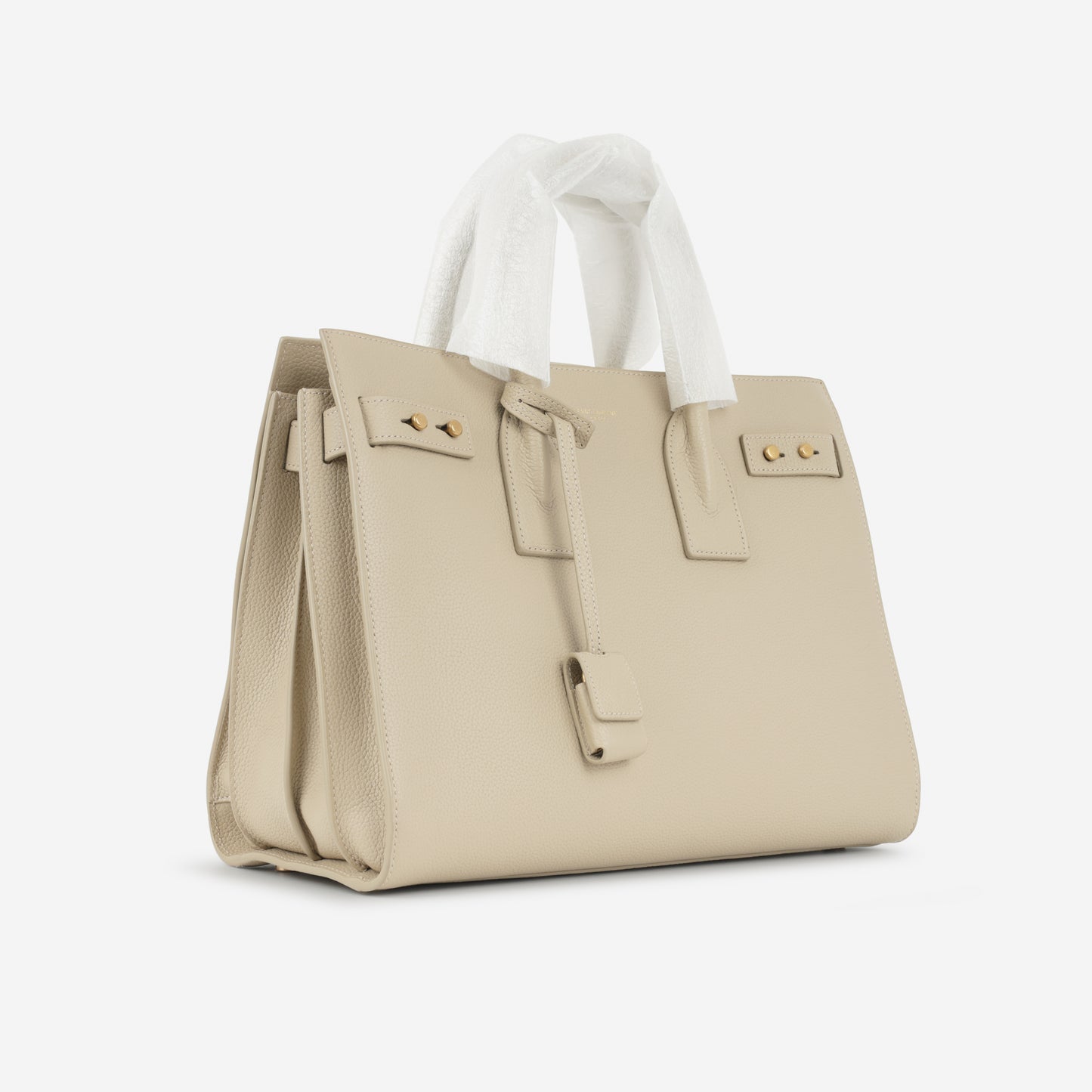 Saint Laurent - Small Sac De Jour - Beige Grained Calfskin GHW -