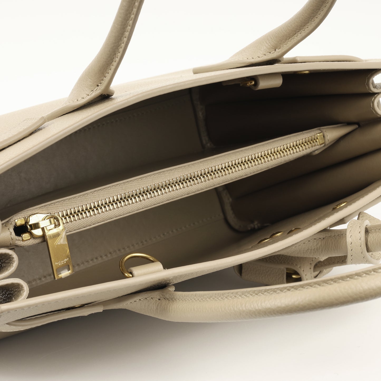 Saint Laurent - Baby Sac De Jour - Beige Grained GHW -
