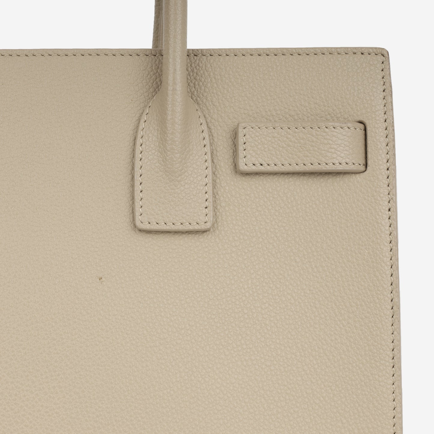 Saint Laurent - Baby Sac De Jour - Beige Grained GHW -