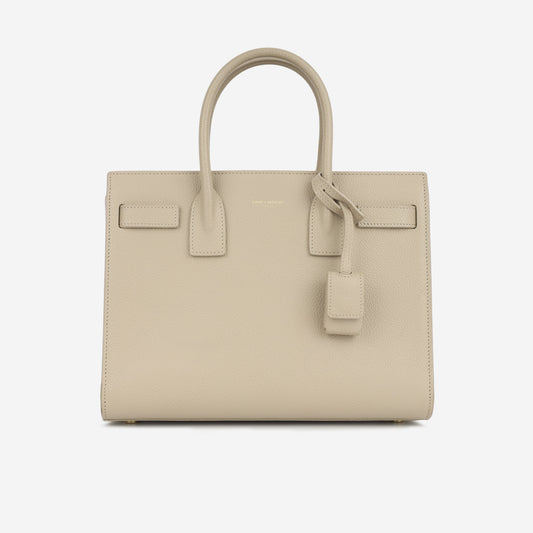 Saint Laurent Baby Sac de Jour - Beige Grained | Gold Hardware
