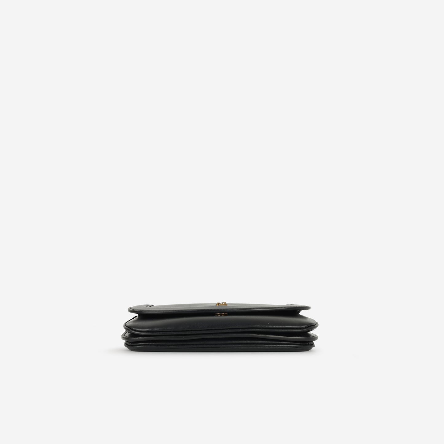 Saint Laurent - Mini Charlie Bag - Black Smooth Calfskin GHW -