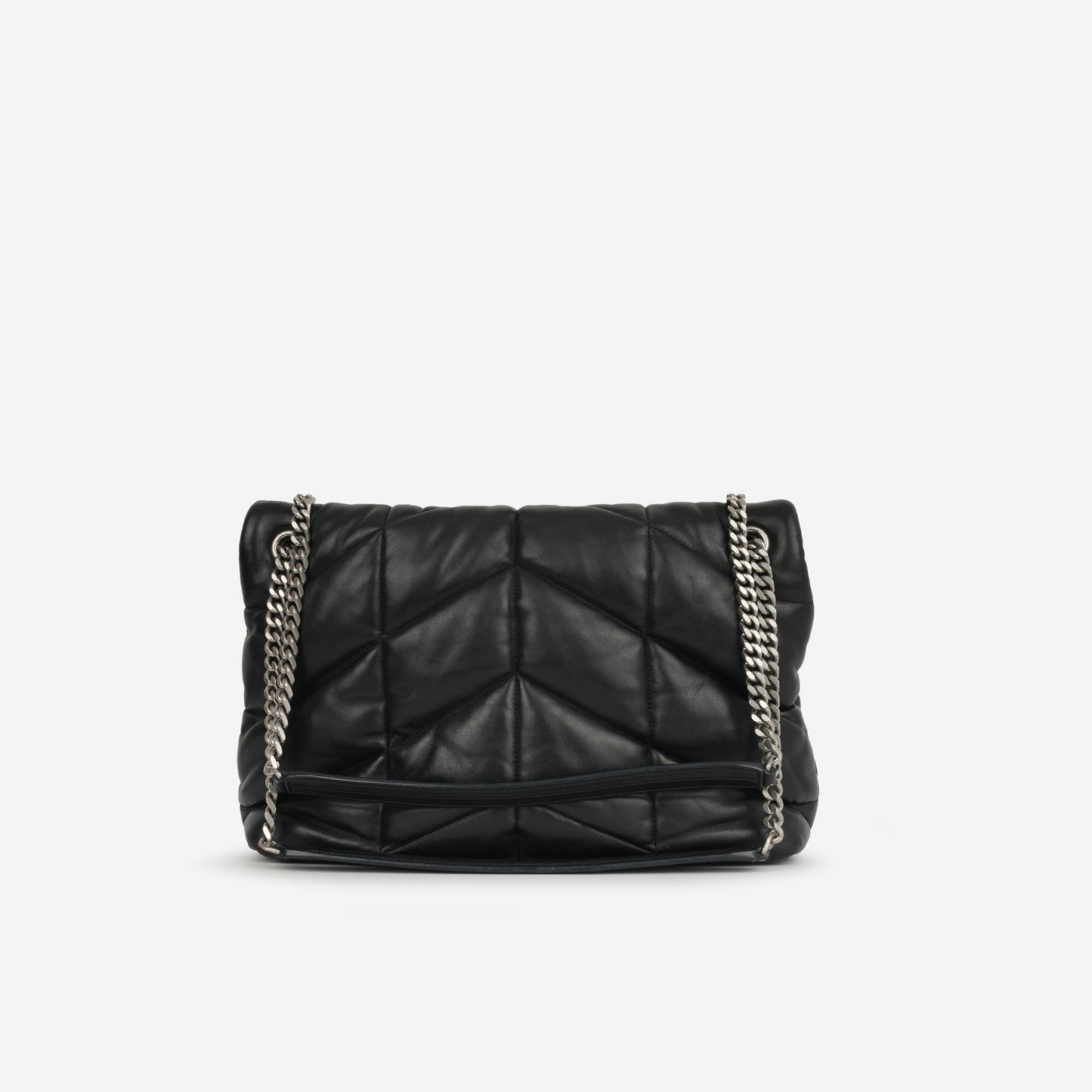 Saint Laurent - Medium Lou Puffer - Black Calfskin GHW -