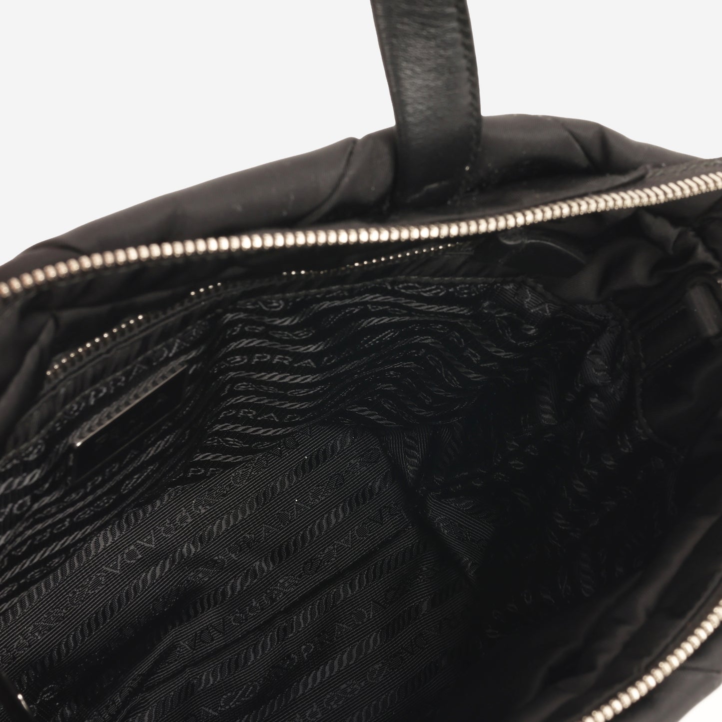 Prada - Re-Nylon Padded Tote - Black Nylon GHW -