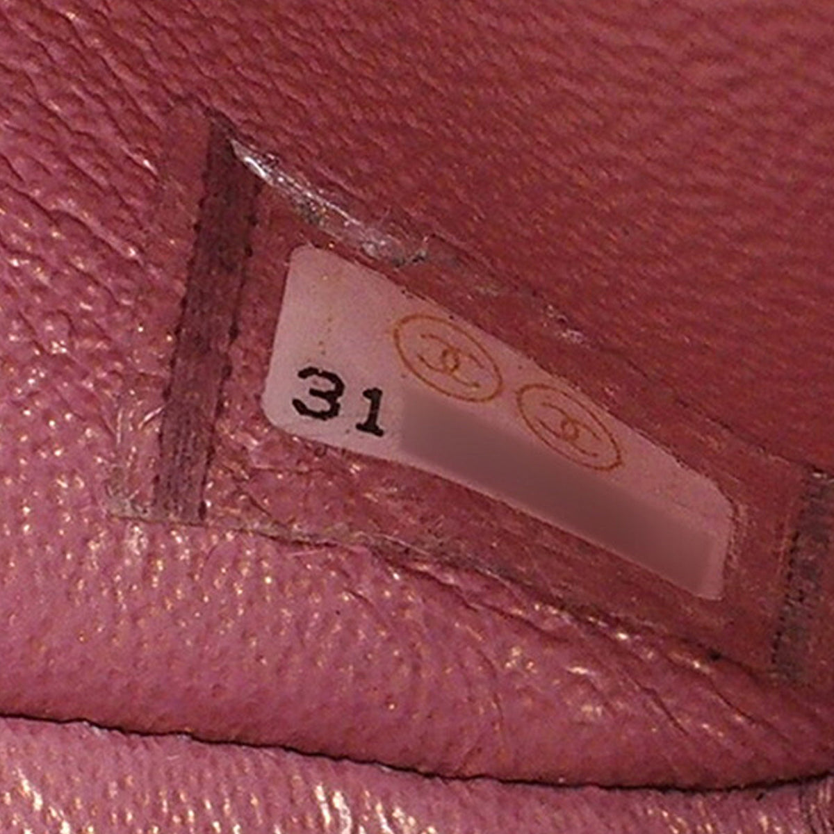 Pink Chanel Mini Rectangular Iridescent Lambskin Top Handle Flap Satchel