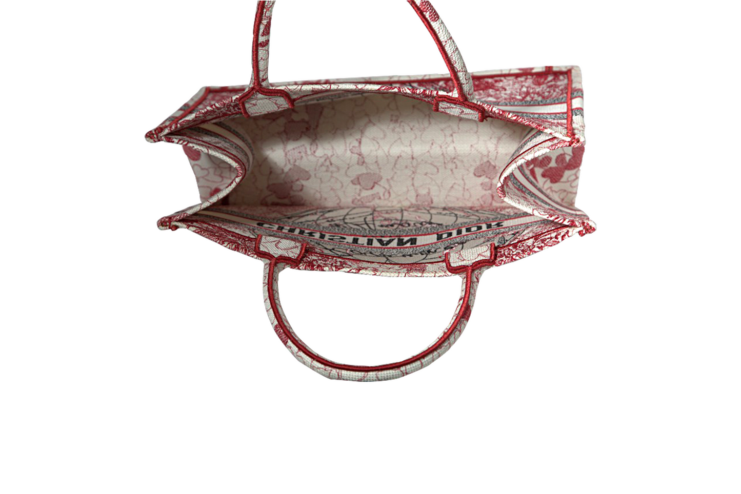 Dior D-Royaume d'Amour Canvas Book Bag