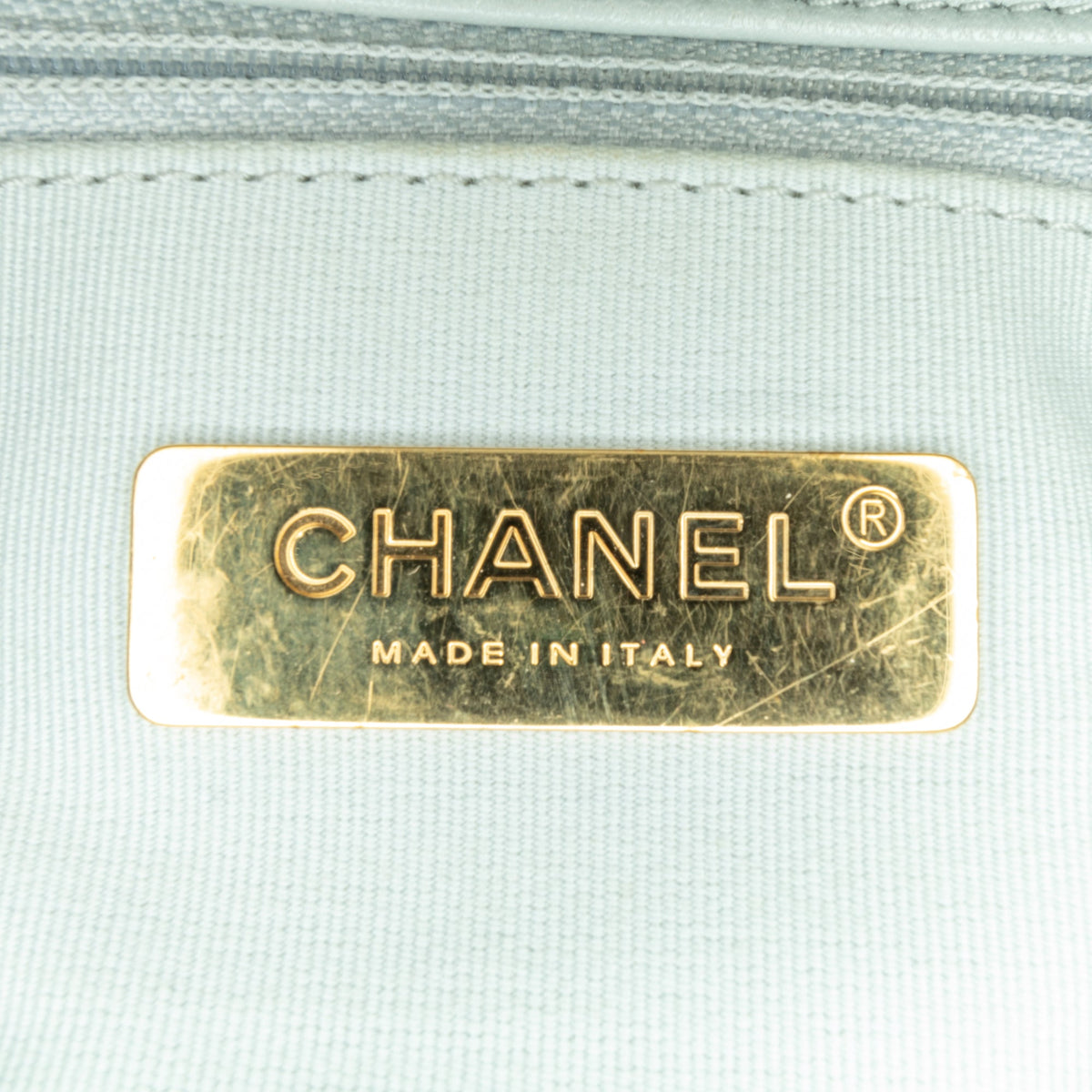 Gray Chanel Medium Lambskin 19 Flap Satchel