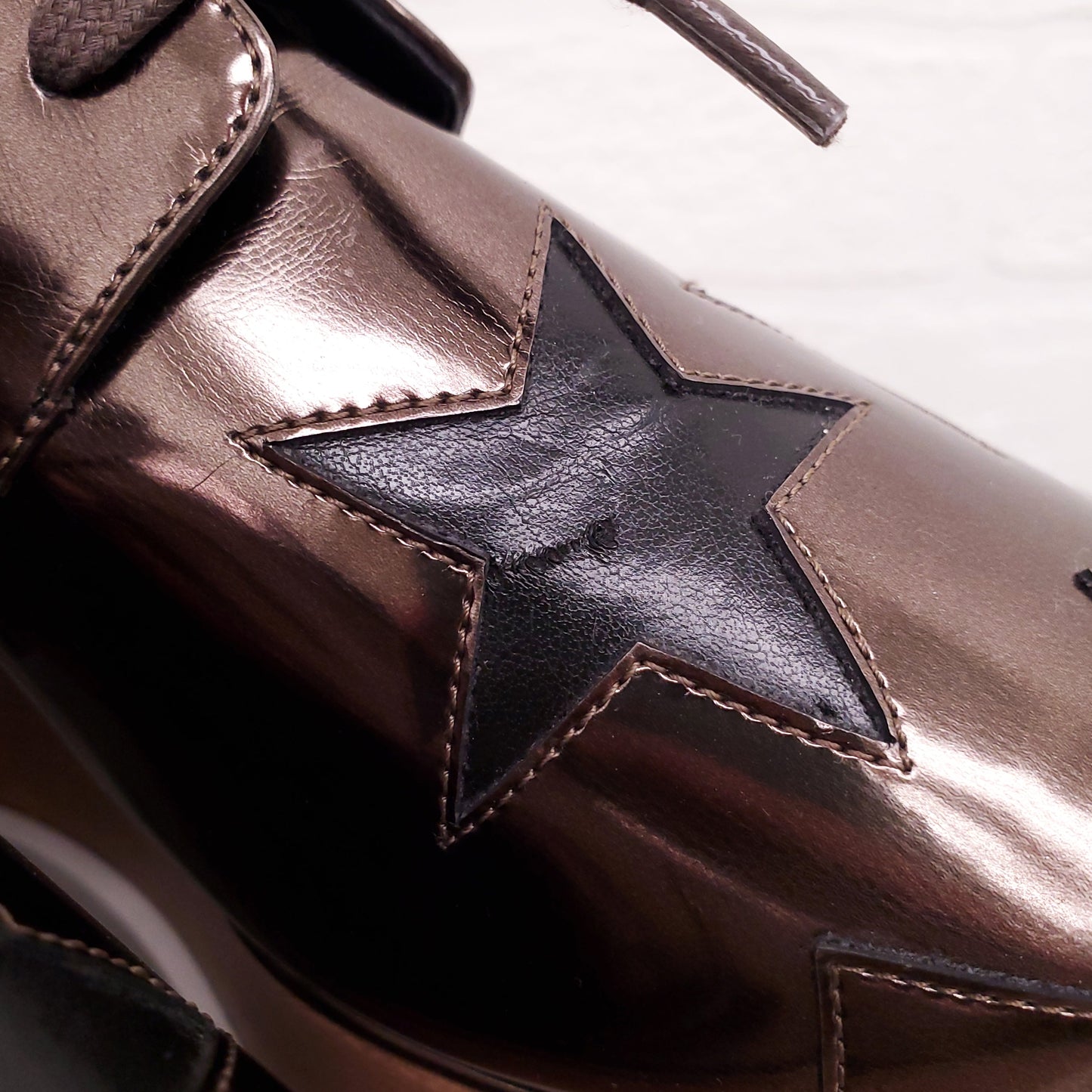 STELLA MCCARTNEY ELYSE STAR PLATFORM SHOES - SIZE 39