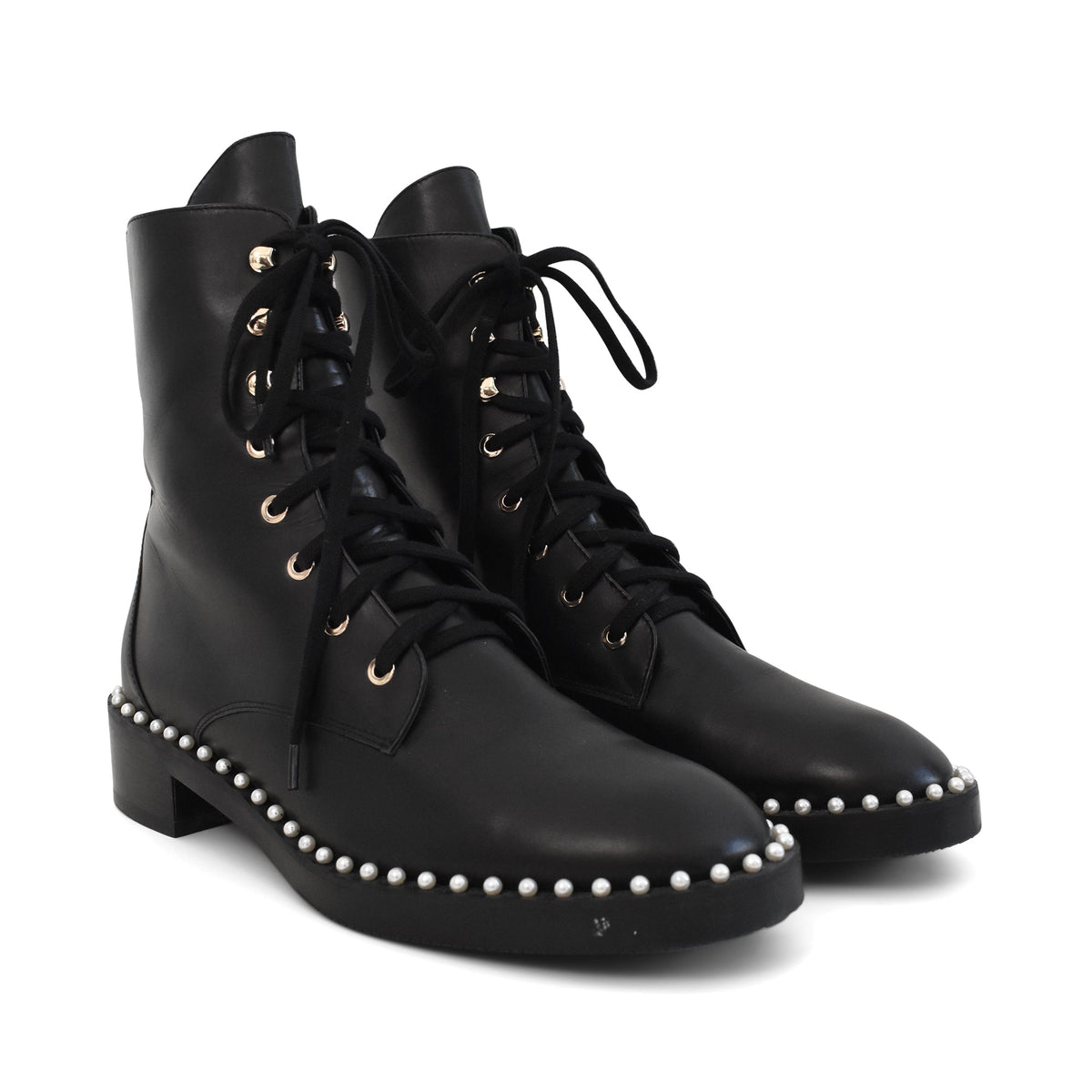 Stuart Weitzman 'Allie' Combat Boots - Women's 38
