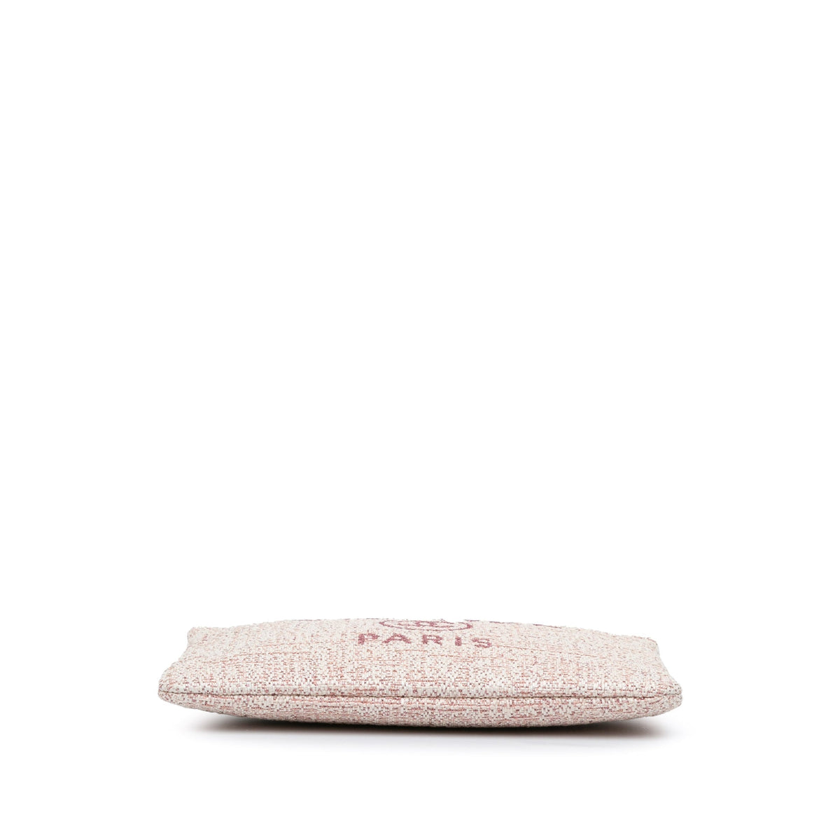 Pink Chanel Medium Tweed Deauville O Case Clutch Bag