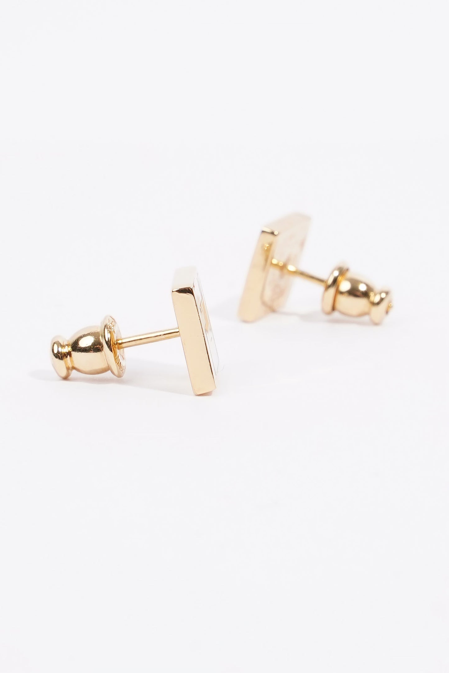 Fendi Forever Fendi Earrings Gold / White Brass