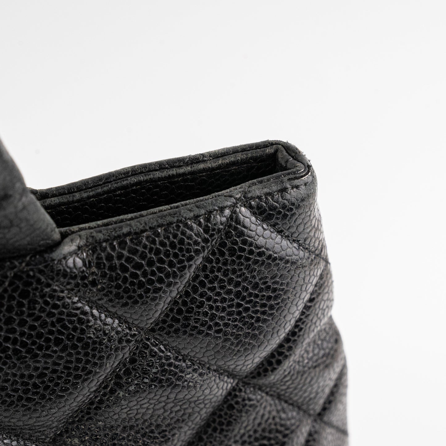 Chanel Medallion Caviar Tote Black