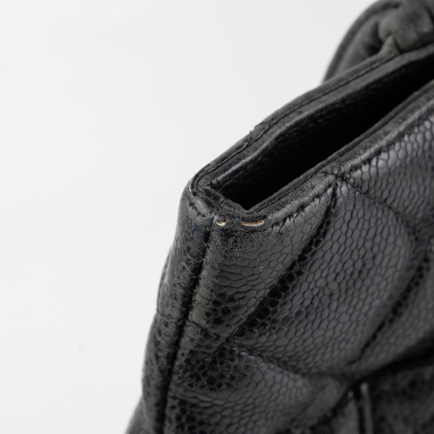 Chanel Medallion Caviar Tote Black