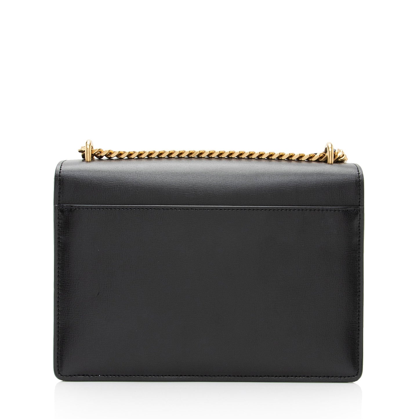 Saint Laurent Bi-Color Grained Calfskin Monogram Sunset Medium Shoulder Bag 1CzWjR